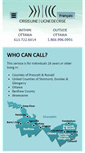 Mobile Screenshot of crisisline.ca