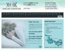 Tablet Screenshot of crisisline.ca